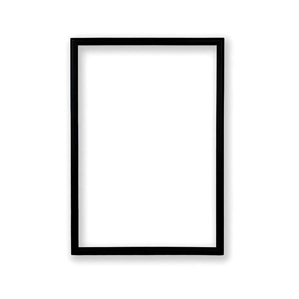 Smal alu billedramme - Virginia - Aluminiums fotoramme, Sort